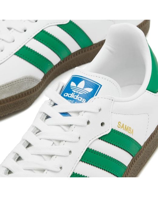 Adidas White Samba Og Sneakers