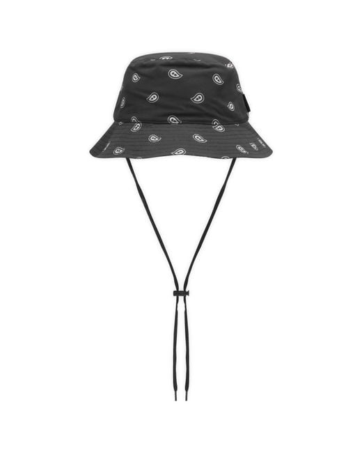 A.P.C. Gray Mark Bandana Bucket Hat for men