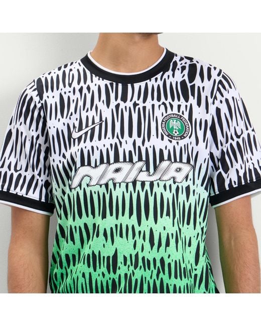 Nike Blue X Slawn Nigeria Pre-Match Top for men