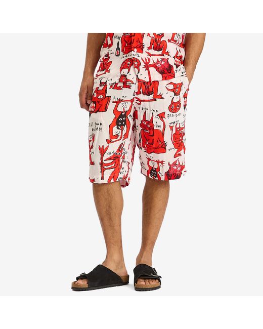 Endless Joy Red Devil Shorts for men
