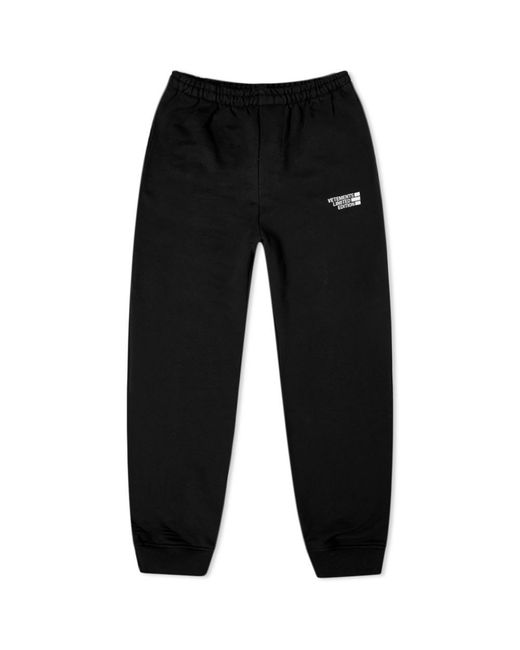 Vetements Cotton Limited Edition Sweat Pant in Black/White (Black) - Lyst