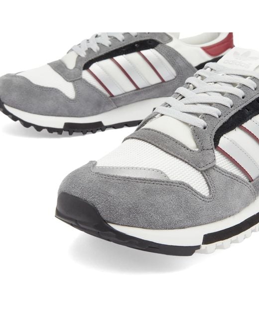 Adidas White Zx 600 Sneaker for men