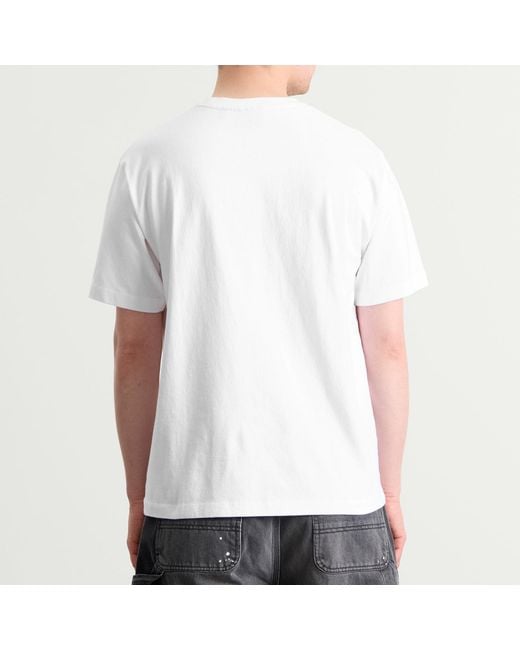 by Parra White Basketball T-Shirt for men