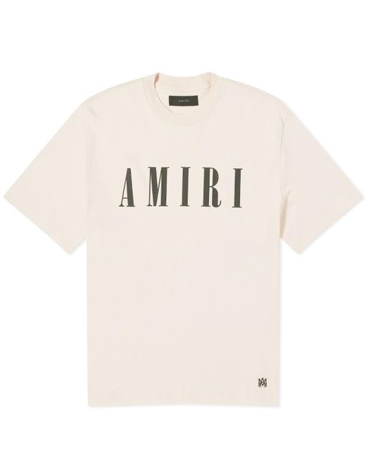 Amiri Natural Core Logo T-Shirt for men