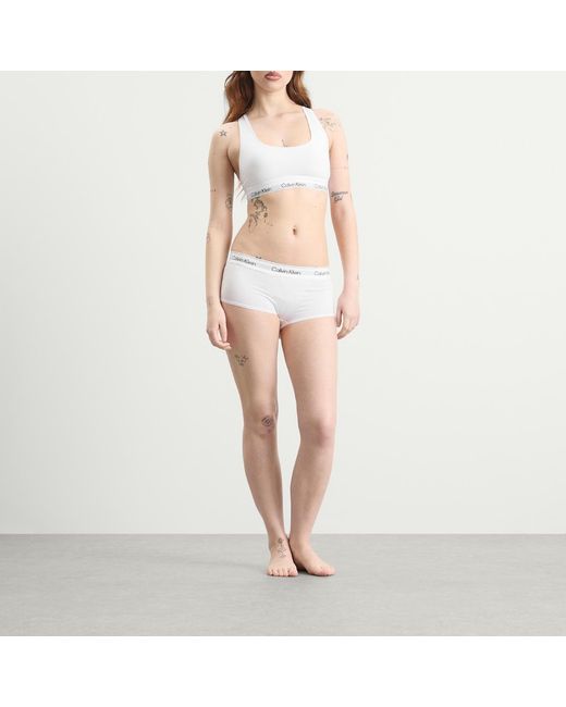 Calvin Klein White Icon Boy Short