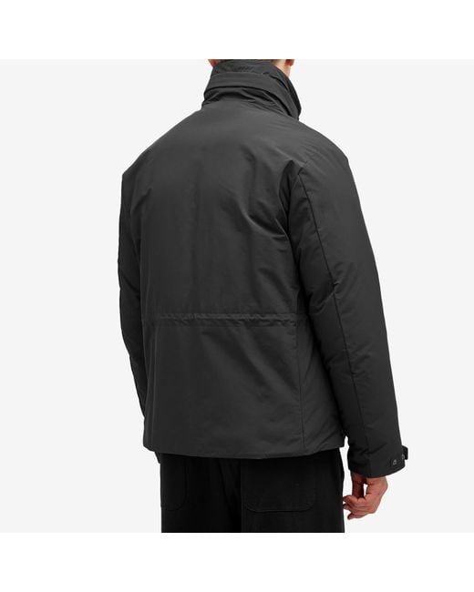 C P Company Black Micro-M Recycled Jacket for men