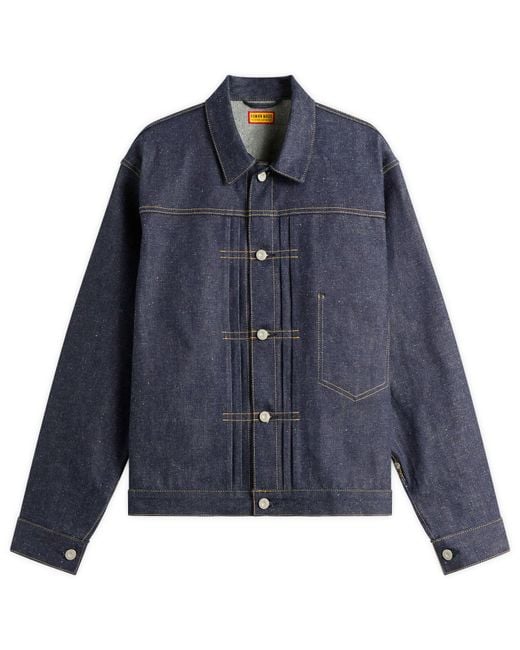 Human Made Blue Selvedge Past Denim Work Jacket for men