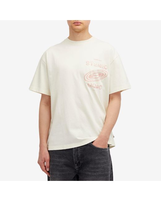 Honor The Gift White Stereo Mono T-Shirt for men