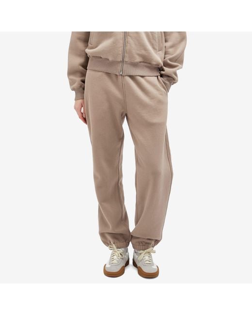 Auralee Brown Smooth Soft Sweat Pants