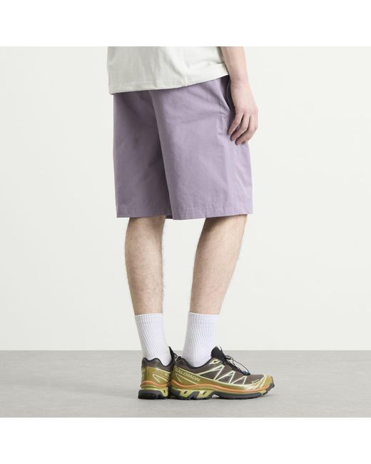 KARMA8A Purple Belted Casual Shorts for men