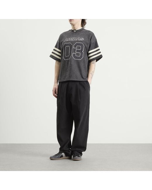 Adidas Black Knit Firebird Jersey for men