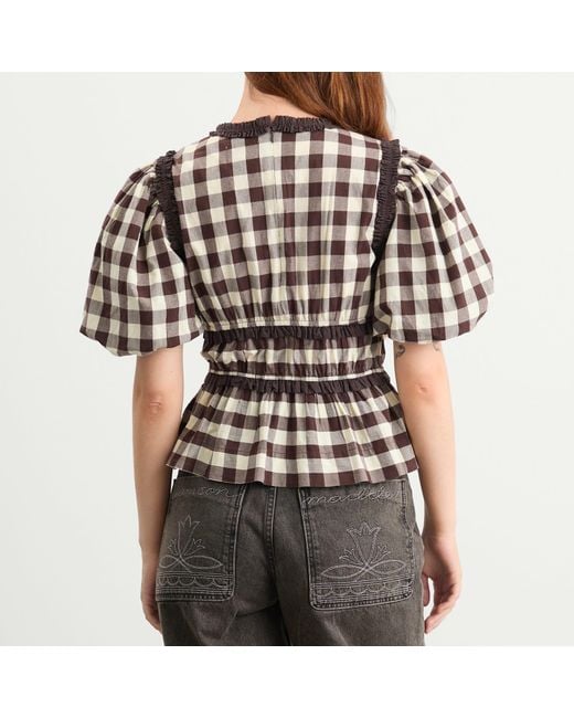 Damson Madder Multicolor Everly Ruffle Blouse
