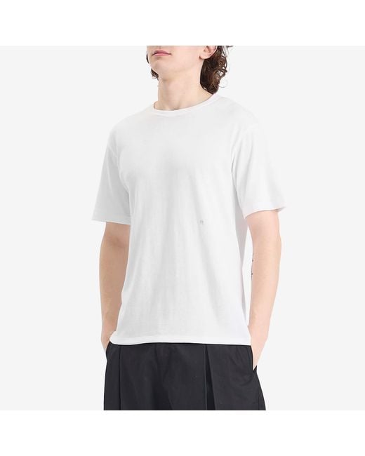 Nanamica White Loopwheel Coolmax Jersey T-Shirt for men