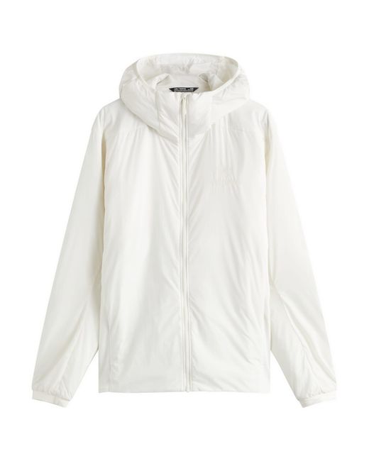 Arc'teryx White Atom Hoodie Jacket for men