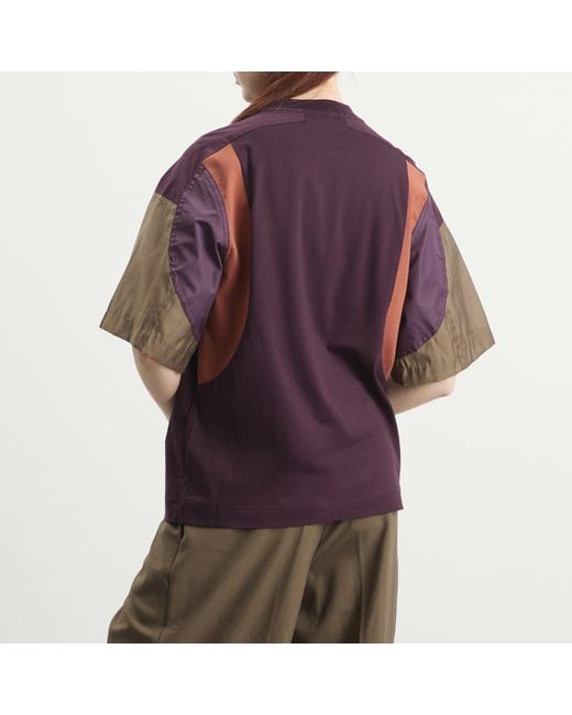 Toga Purple Toga Cotton Taffeta T-Shirt
