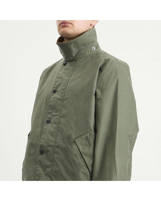 Barbour Green Os Transport Wax Jacket for men