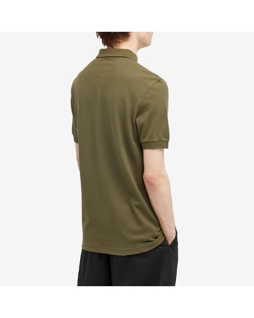 Fred Perry Green Plain Polo Shirt for men