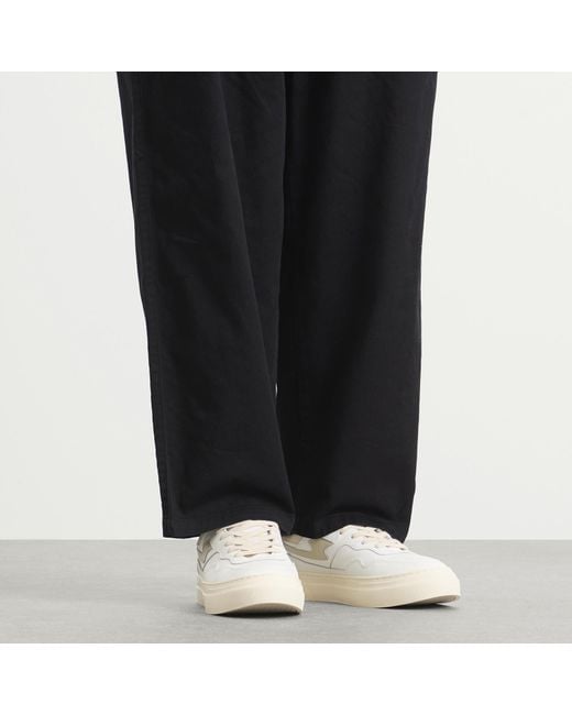 Stepney Workers Club White Pearl S-Strike Leather Sneaker for men