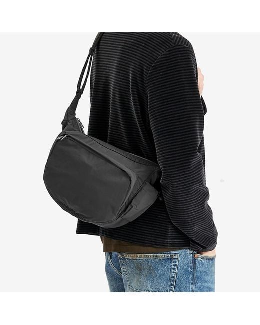 Mazi Untitled Black Stack Cross Body Bag