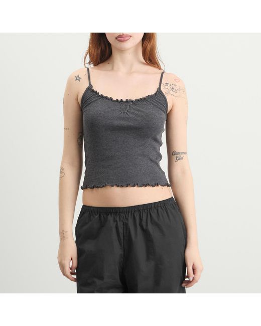 Deiji Studios Gray Flounce Tank