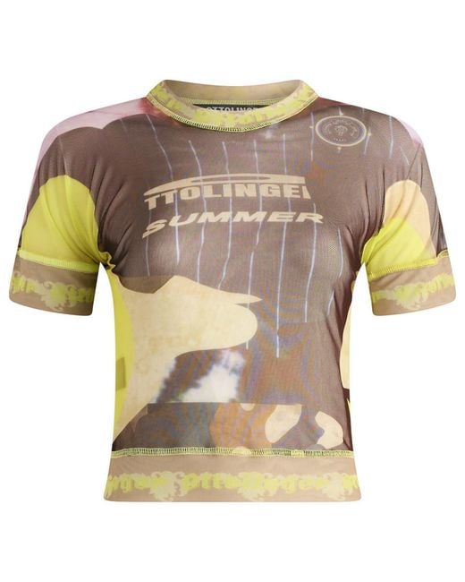 OTTOLINGER Gray Mesh Otto T-Shirt