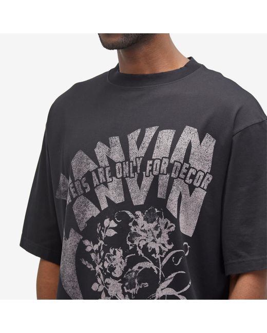 Lanvin Black X Future Printed T-Shirt for men