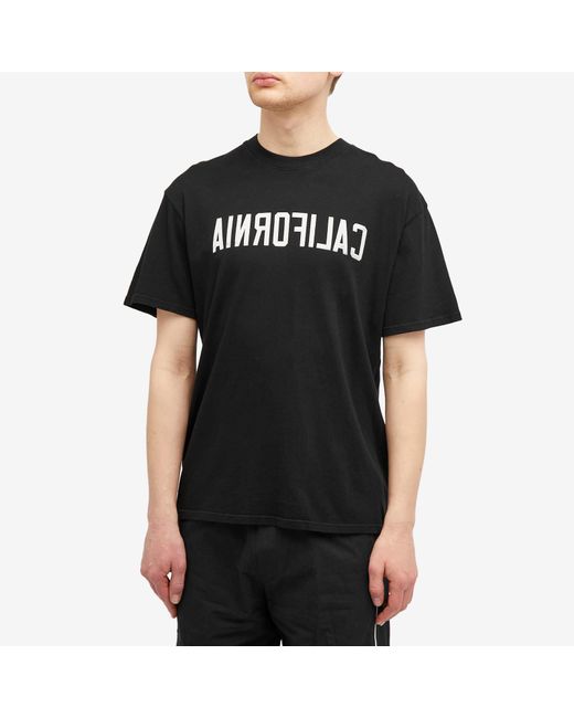NAHMIAS Black California T-Shirt for men