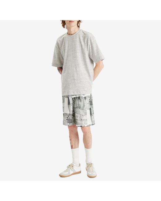 Rohe Multicolor Silk Drawstring Shorts for men