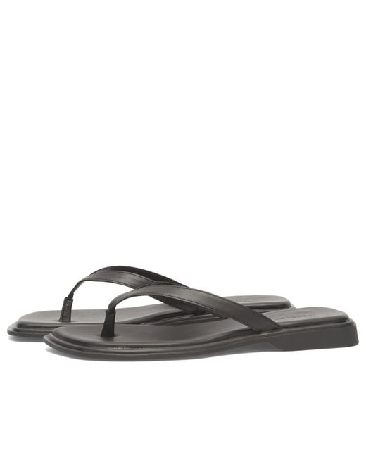 Vagabond Brown Izzy Leather Flip Flops