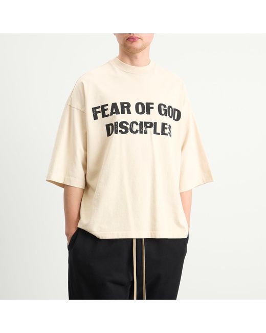 Fear Of God Natural Relaxed "Disciple" T-Shirt for men