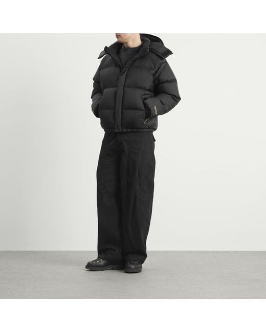Thisisneverthat Black X Gore-Tex Windstopper Puffer Down Jacket for men