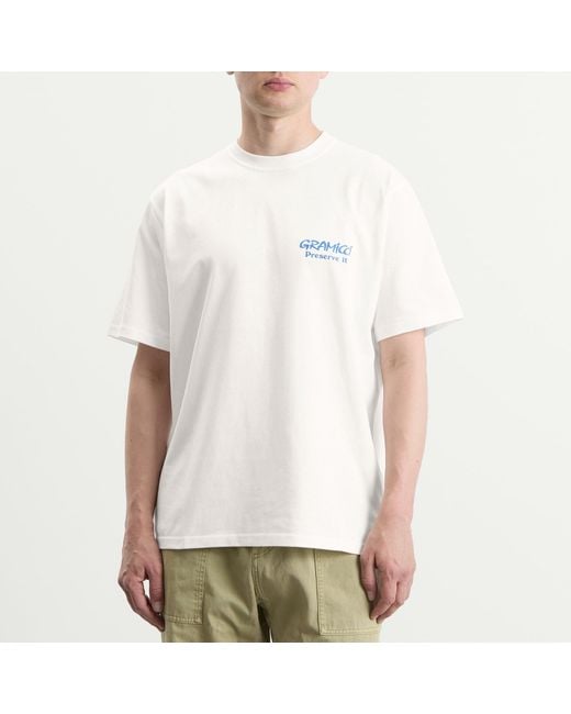 Gramicci White Earth T-Shirt for men