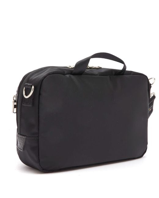 Master Piece Black Progress Small Shoulder Bag