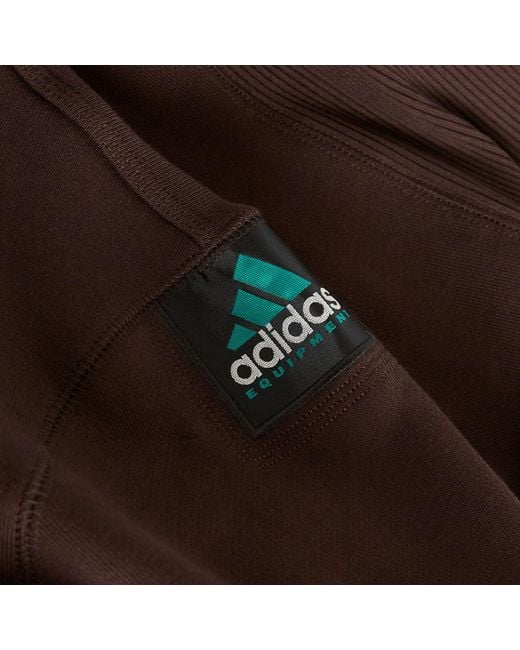 Adidas Brown Eqt Crew Sweatshirt