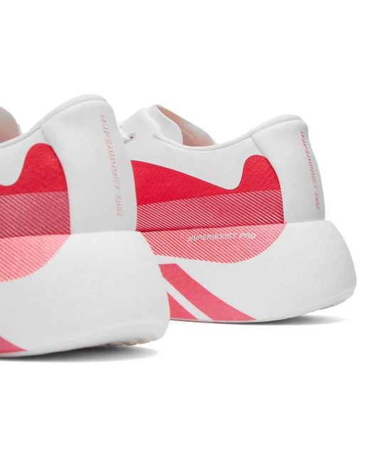 Adidas Pink Hyperboost Edge Sneaker for men