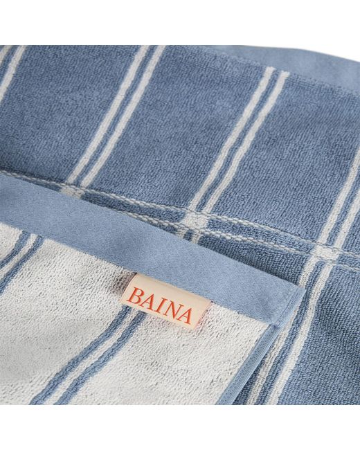 BAINA Blue Ness Bath Towel