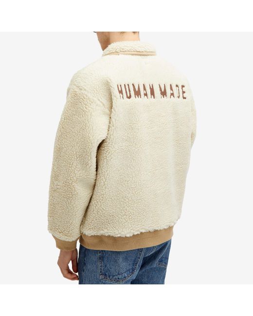 Human Made Natural Boa Fleece Pullover Fleece for men