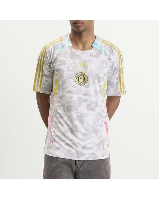 Adidas Blue X Bape Teamgeist T-Shirt for men
