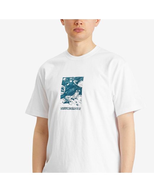 Thisisneverthat White Outer Space T-Shirt for men