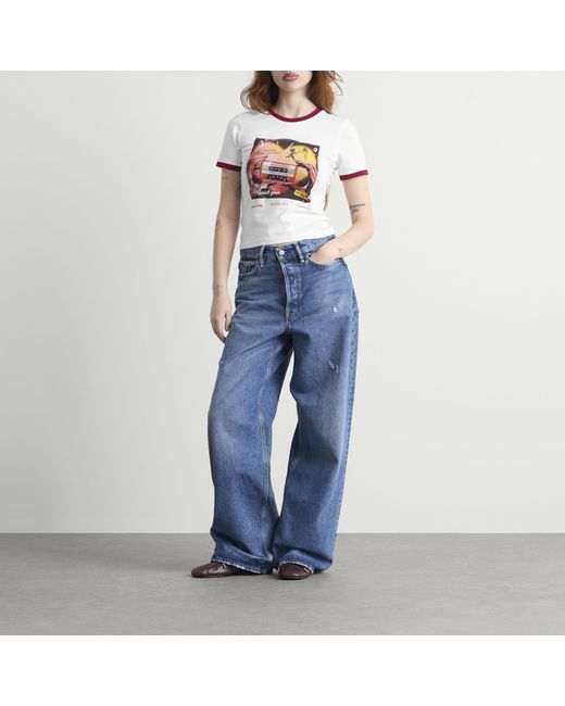 Ahluwalia White Vinyl Baby T-Shirt