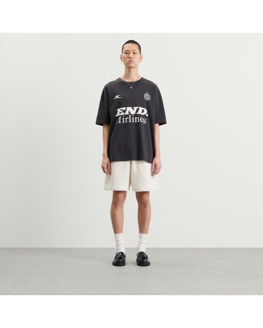 END. Black Airlines Short Sleeve T-Shirt