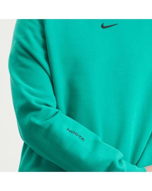 Nike Green X Nocta Cardinal Stock Crew Fleece Sweatshirt for men