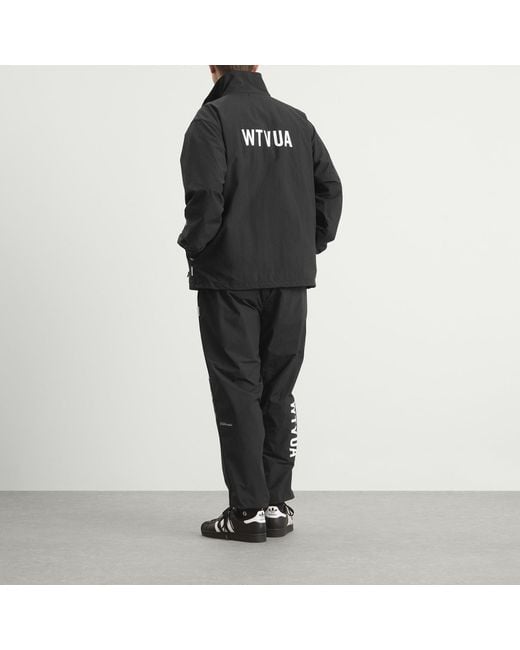 WTAPS Pertex Logo Track Jacket in Black for Men | Lyst