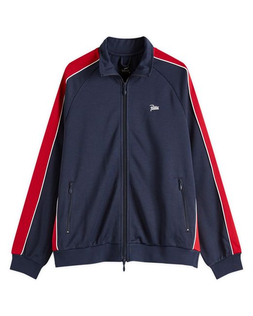PATTA Blue Tricot Track Jacket for men