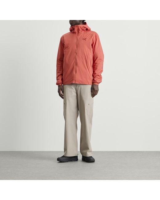 Arc'teryx Pink Atom Hooded Jacket for men