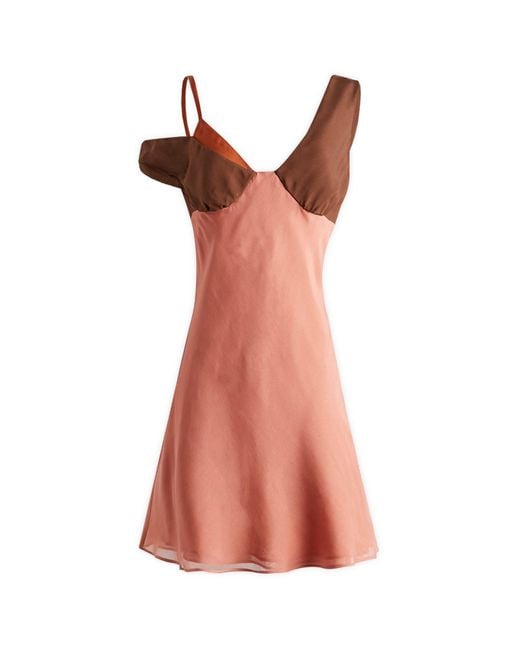 SIR. Halcyon Mini Dress in Brown | Lyst
