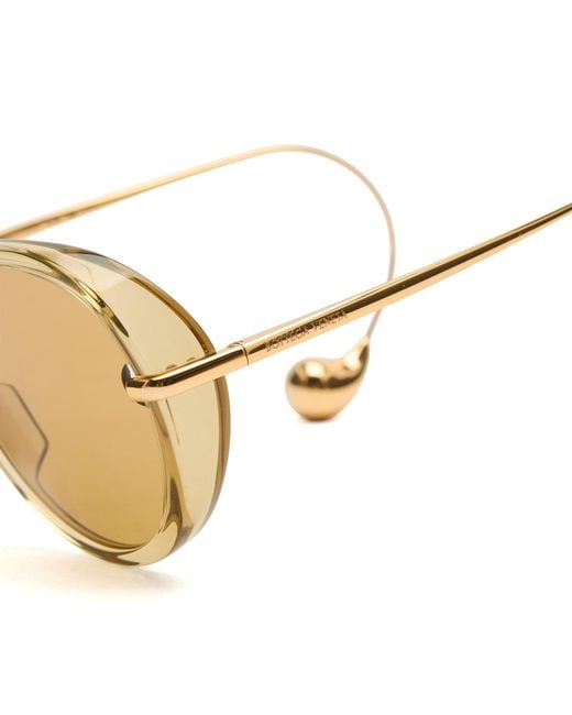 Bottega Veneta Natural Bottega Veneta Bv1436S Drop Sunglasses