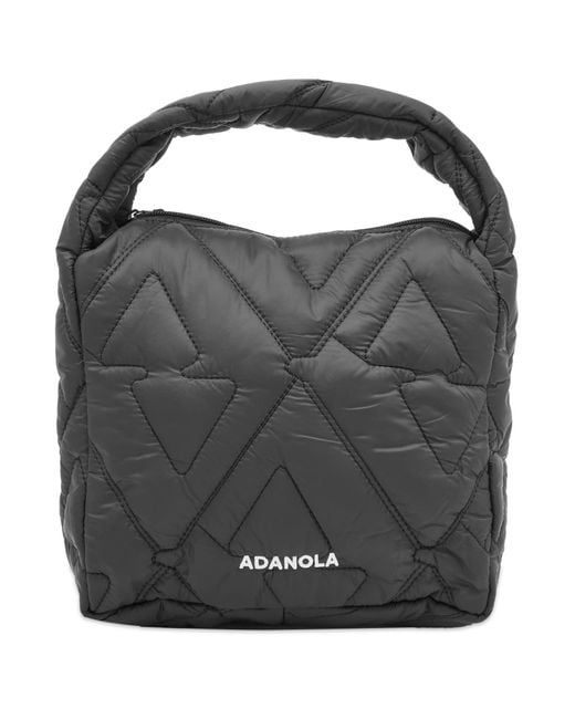 ADANOLA Black Quilted Mini Bag