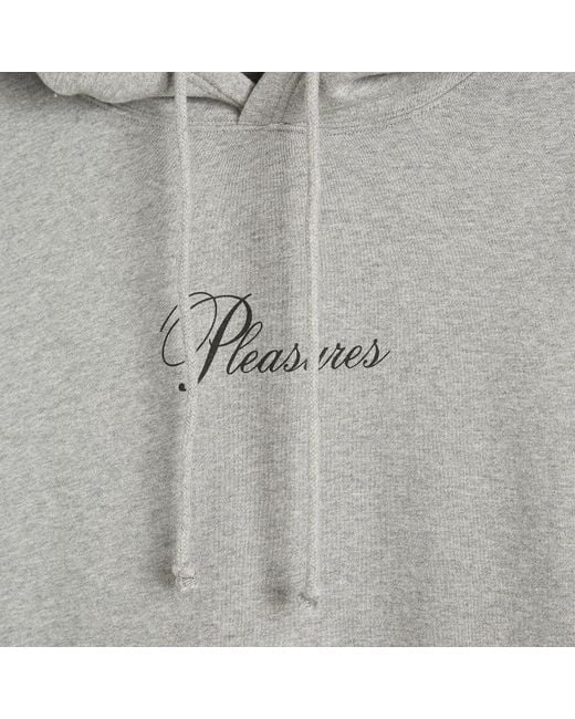 Pleasures Gray Symphony Hoodie for men