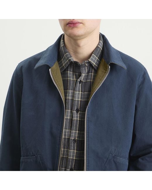 Drake's Green Reversible Blouson for men